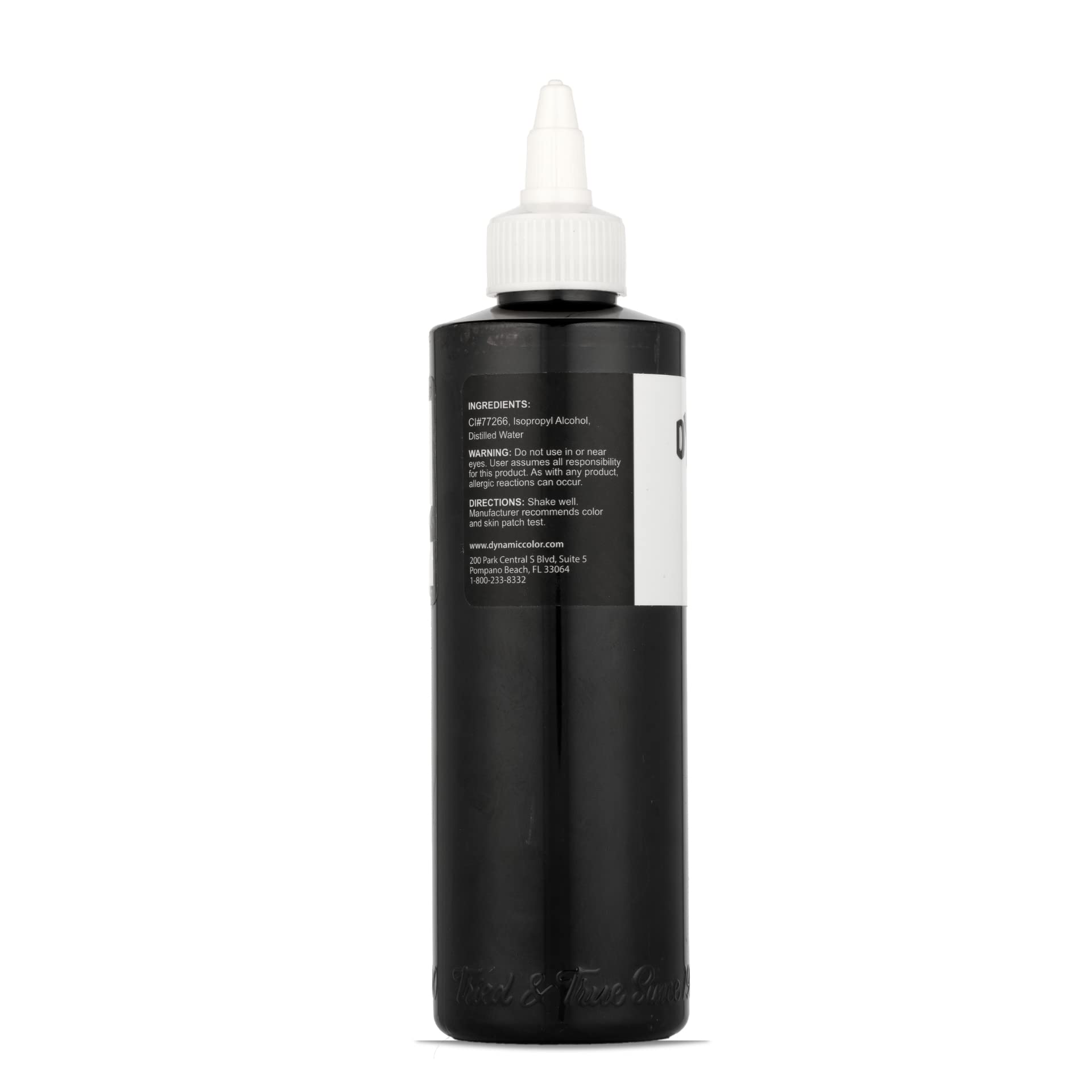USA-made Dynamic Color Co ink packaging label emphasizes quality