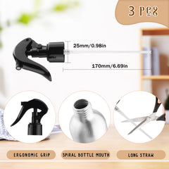DynnnDy spray bottle with lockable nozzle to prevent leaks during storage