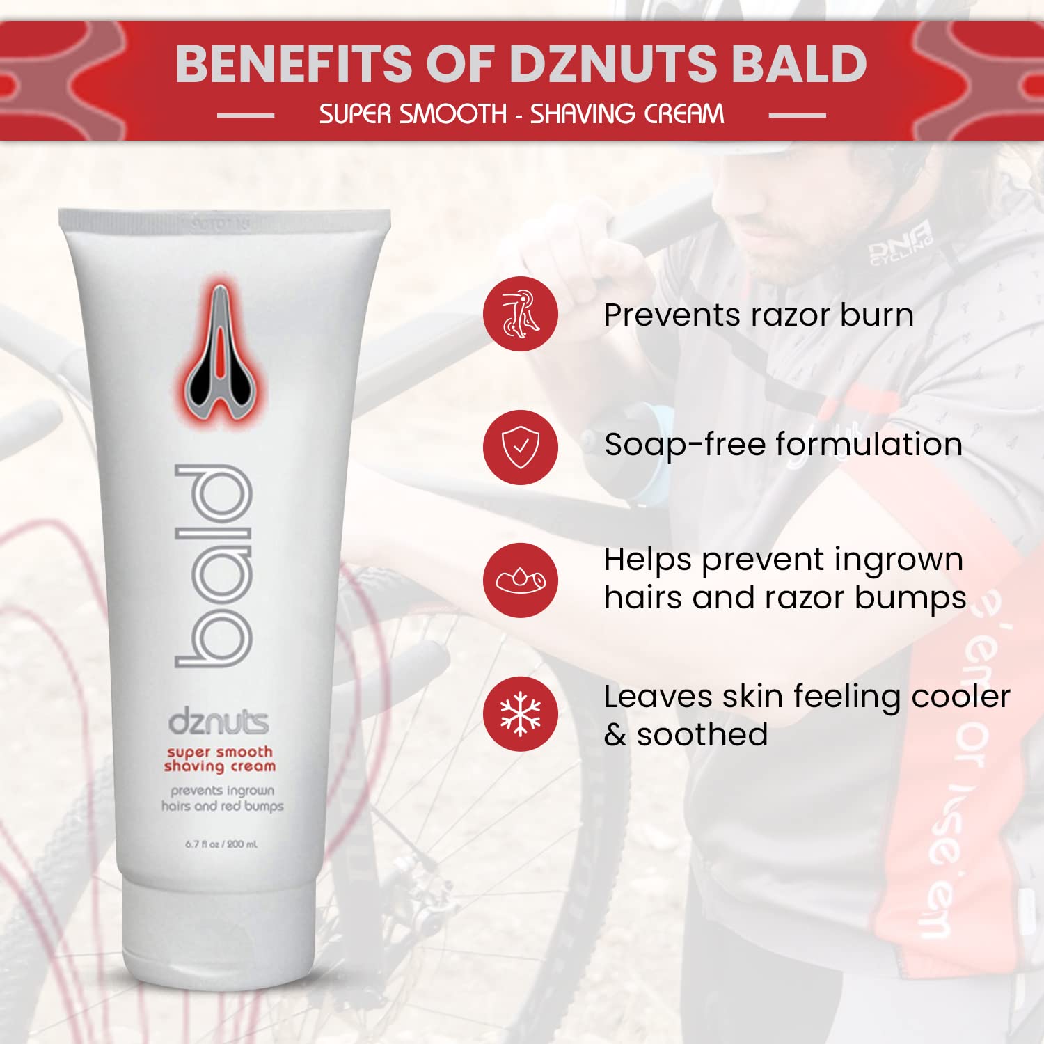 Dznuts product packaging shown for everyday active use.