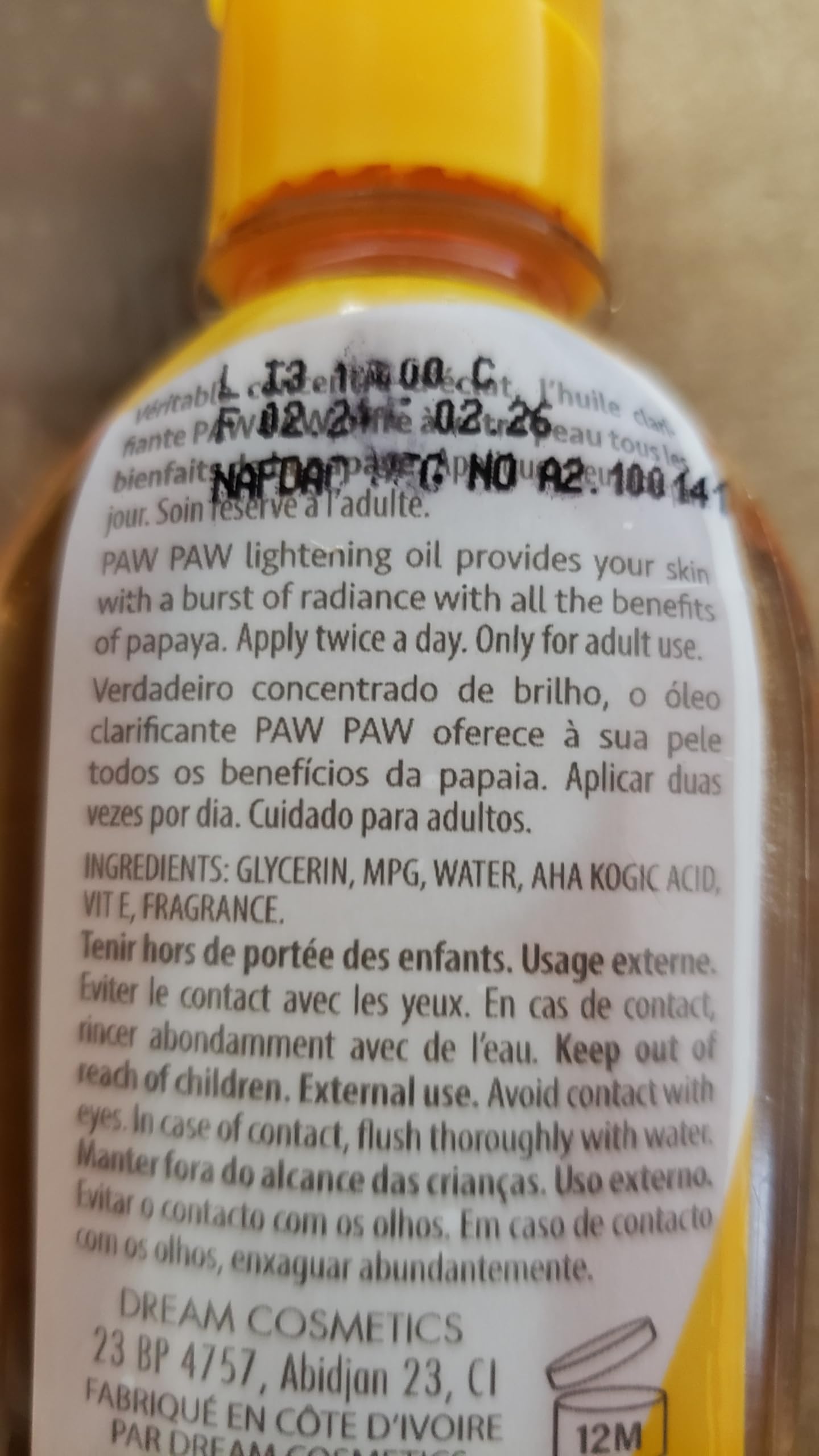 E de B Paw Paw Papaya Tube Cream 1oz for on-the-go moisturization and skin comfort