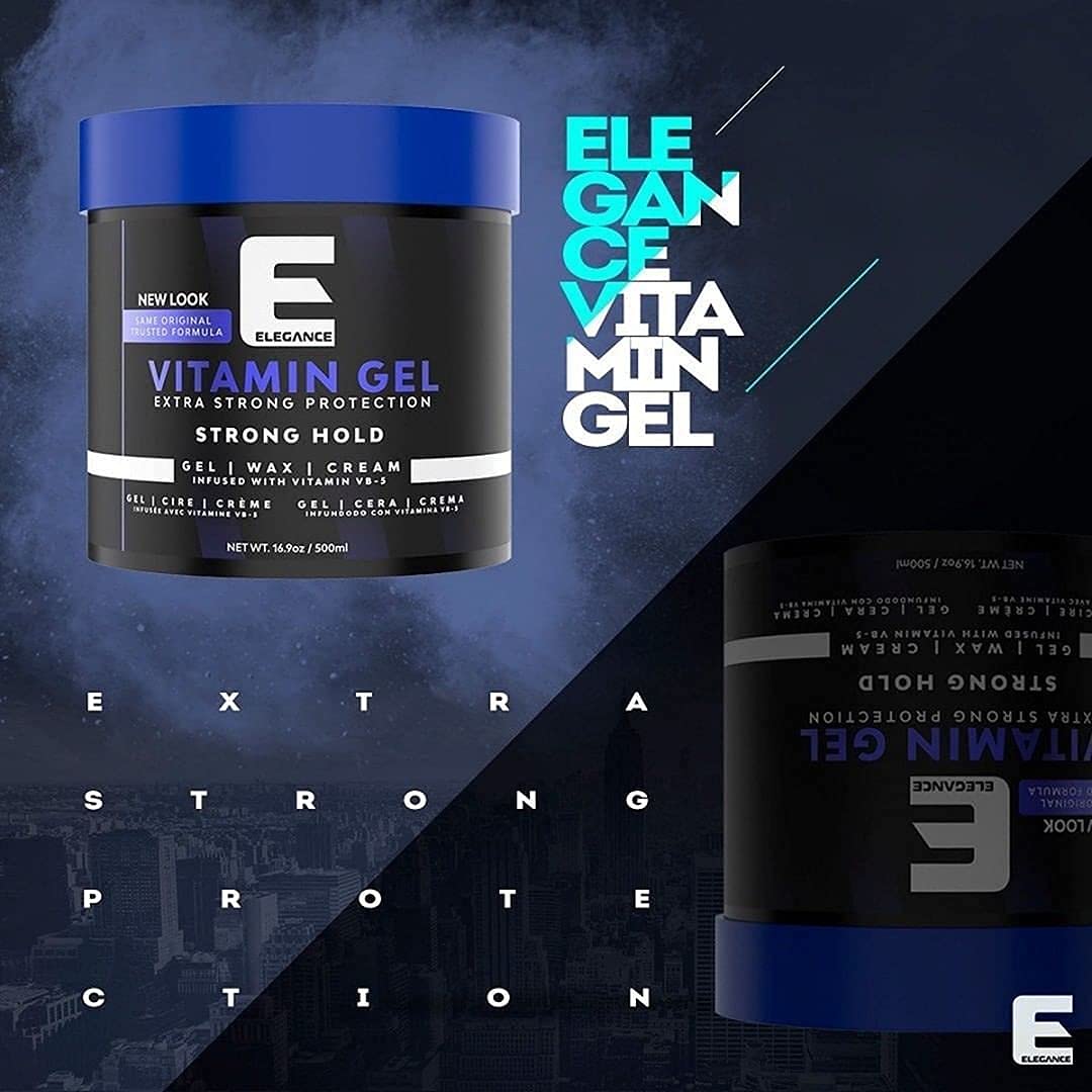 E Elegance Vitamin Gel flake-free formula provides a clean finish without residue.