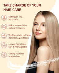 e70 Conditioner nourishing cream closeup highlights soft, manageable hair
