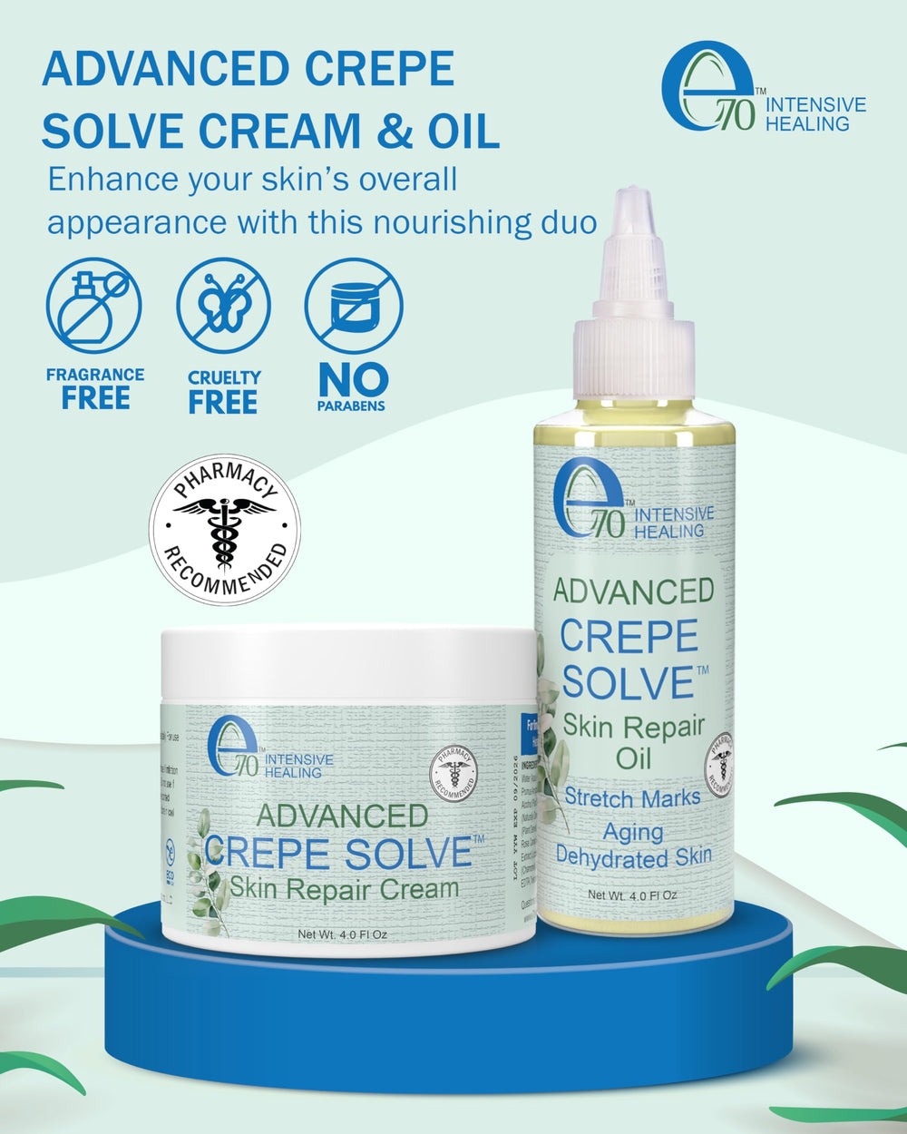e70 crepe skin erase cream jar showing night treatment texture