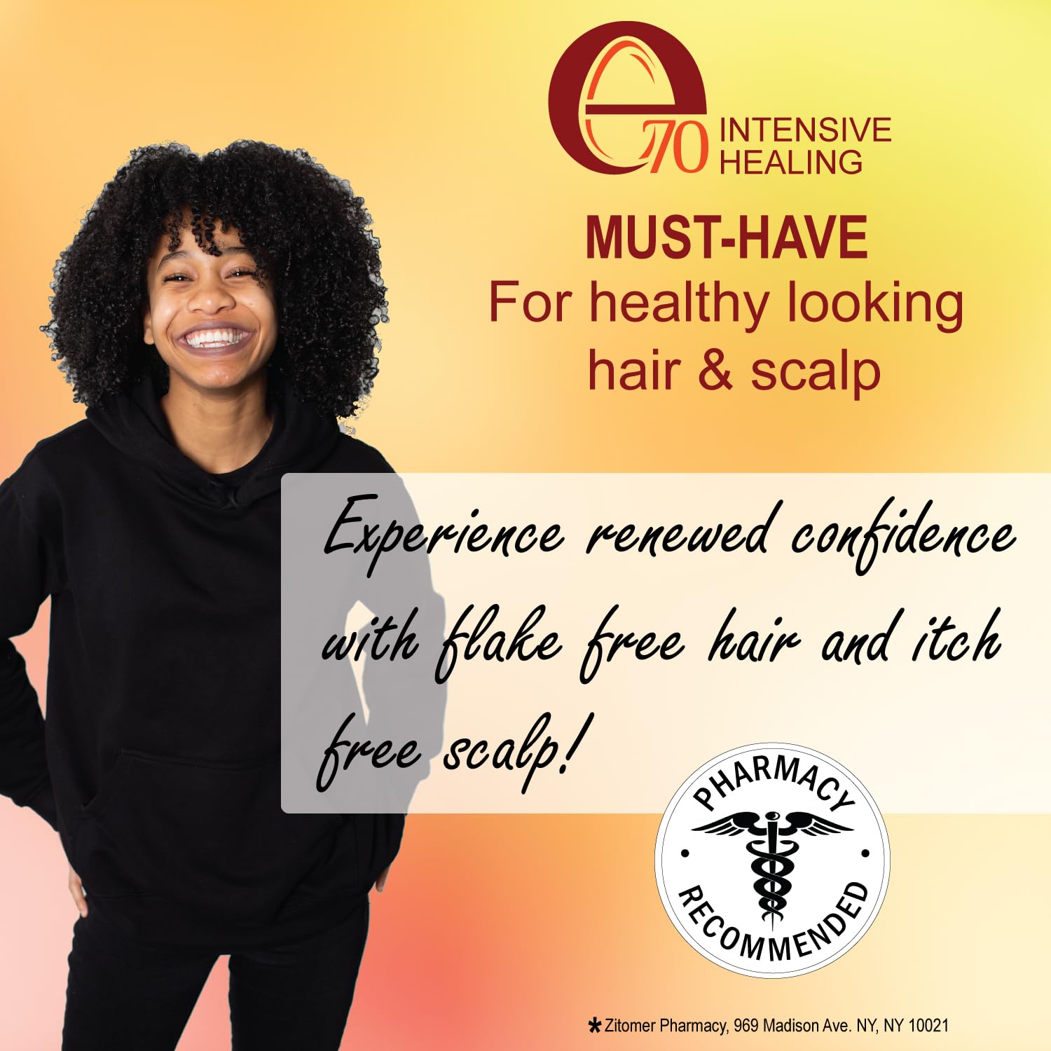 e70 Folliculitis Conditioner texture closeup reveals lightweight feel