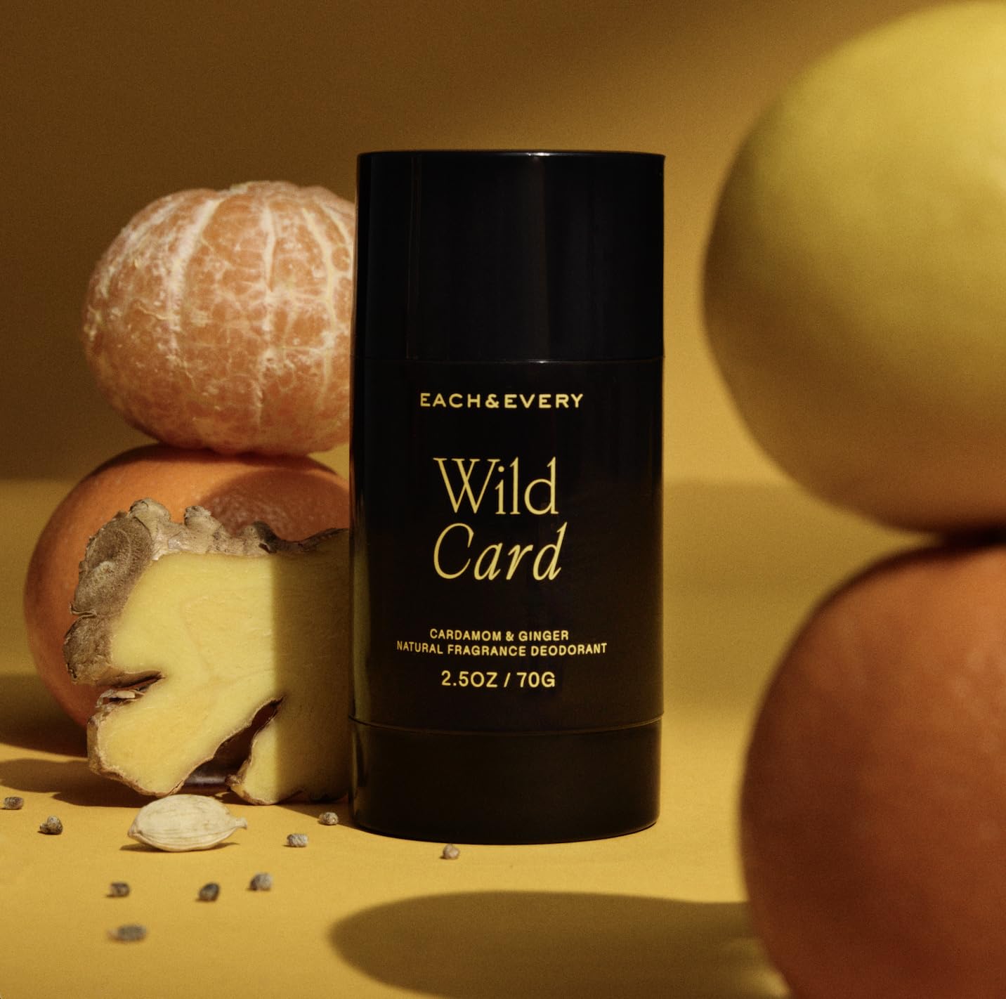 Each & Every 2-pack packaging highlights vegan, aluminum-free deodorant for conscious shoppers.
