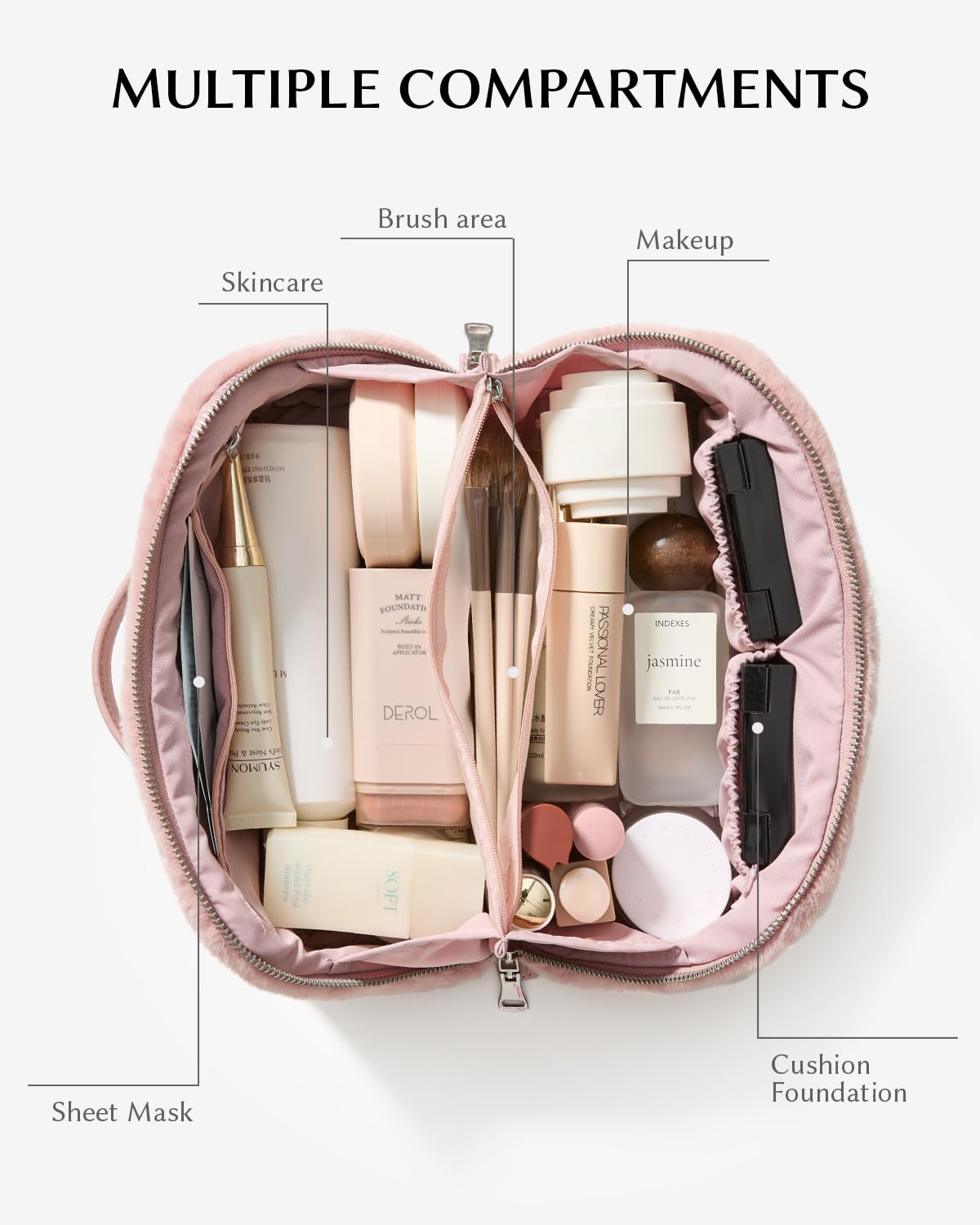 Eachy travel bag with flat-open access for quick packing and access.