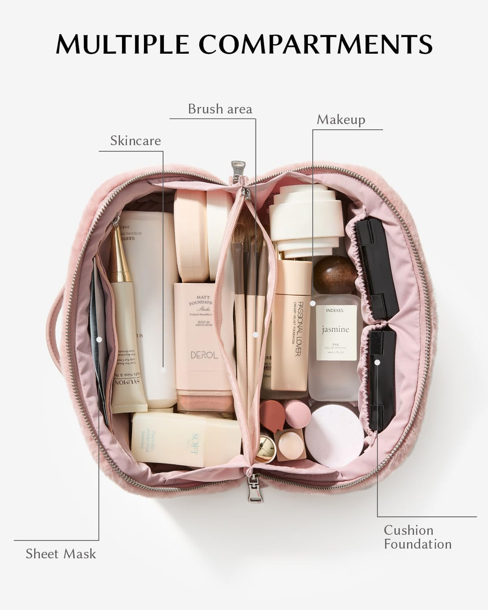Eachy travel bag with flat-open access for quick packing and access.