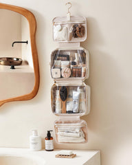 EACHY versatile makeup and toiletry bag for travel or daily use.