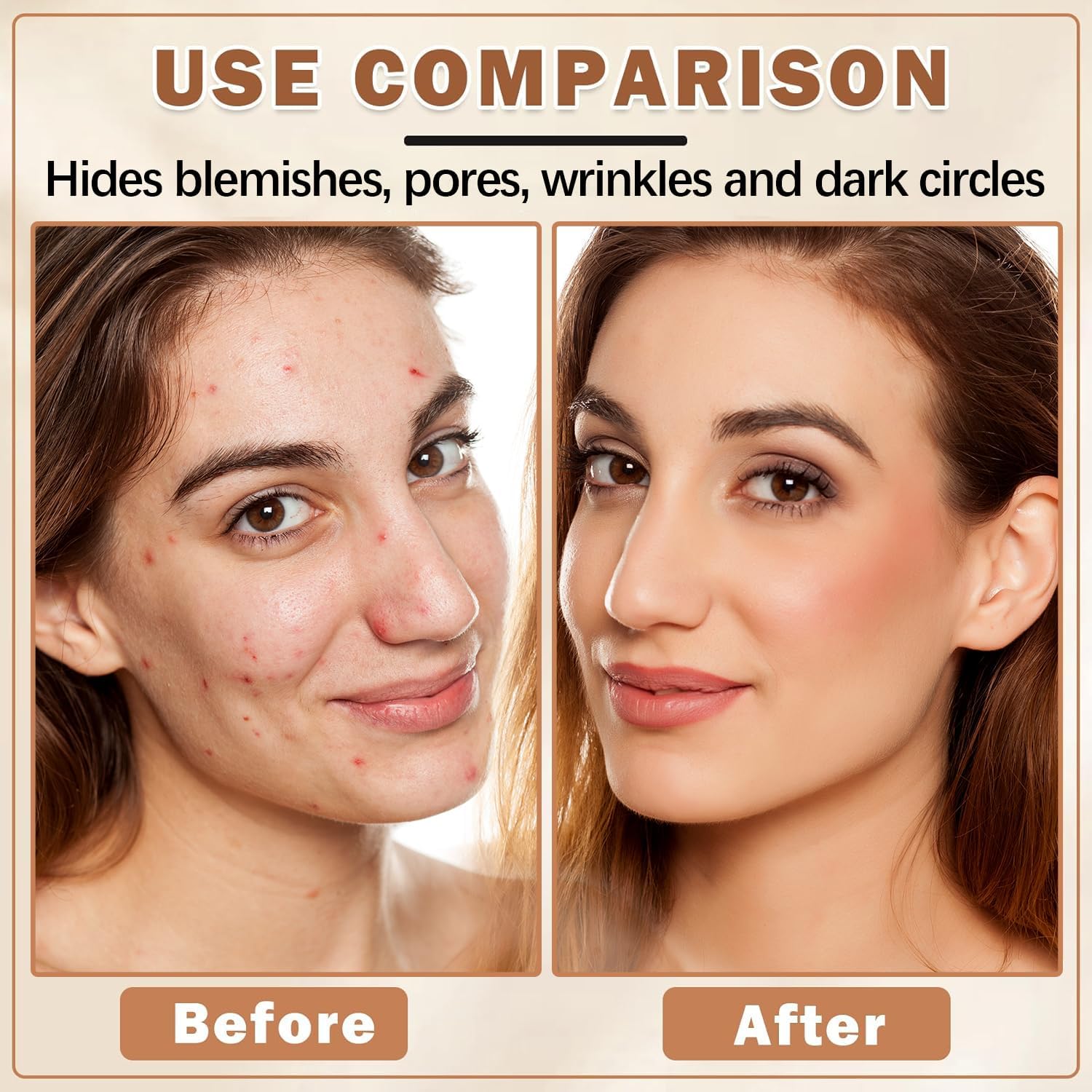 Eakroo foundation brush application demonstrates buildable coverage for natural look