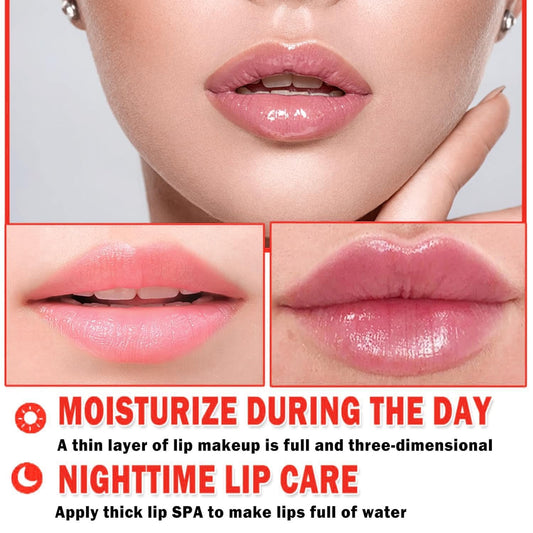 Eakroo Strawberry flavor lip balm in honey pot for daily moisture and shine