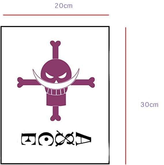 Ealipoi Ace tattoo sticker application process shown for easy DIY cosplay.