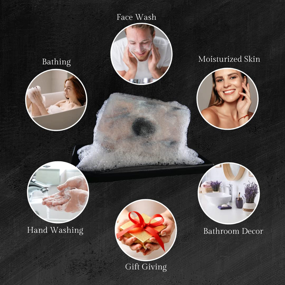 Earth and Home gift-set rock soaps in elegant packaging, ready for gifting.