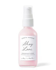 Earth Harbor AHOY LOVE cleanser bottle showing gentle cleansing and hydration.