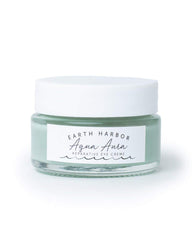 Earth Harbor AQUA AURA eye creme bottle for daily hydrating care