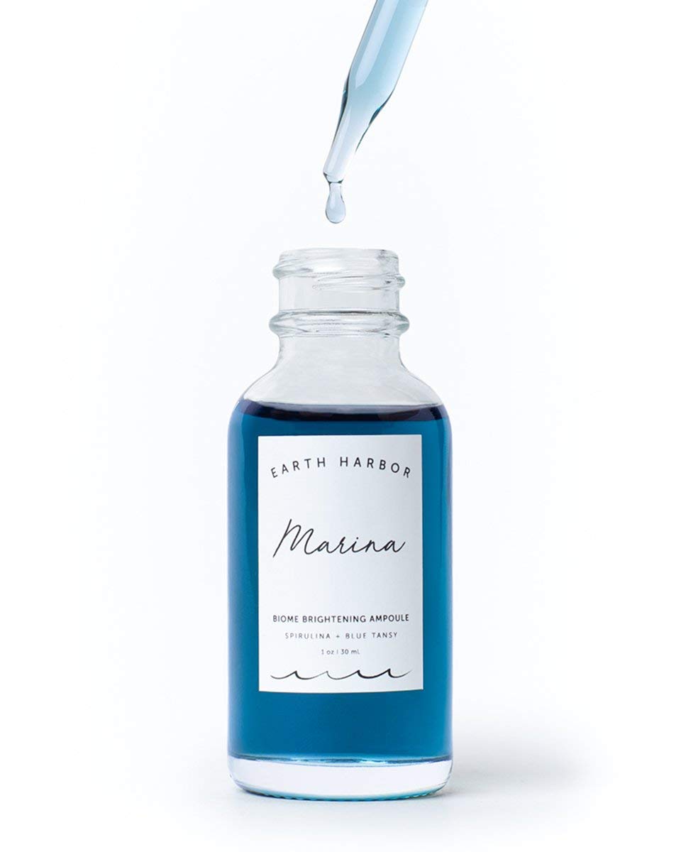 Earth Harbor Marina Biome Brightening Ampoule dropper enabling precise application