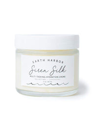 Earth Harbor Siren Silk cream texture close-up showing silky hydration