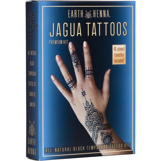 Earth Henna Jagua gel mix ready for vibrant temporary tattoos