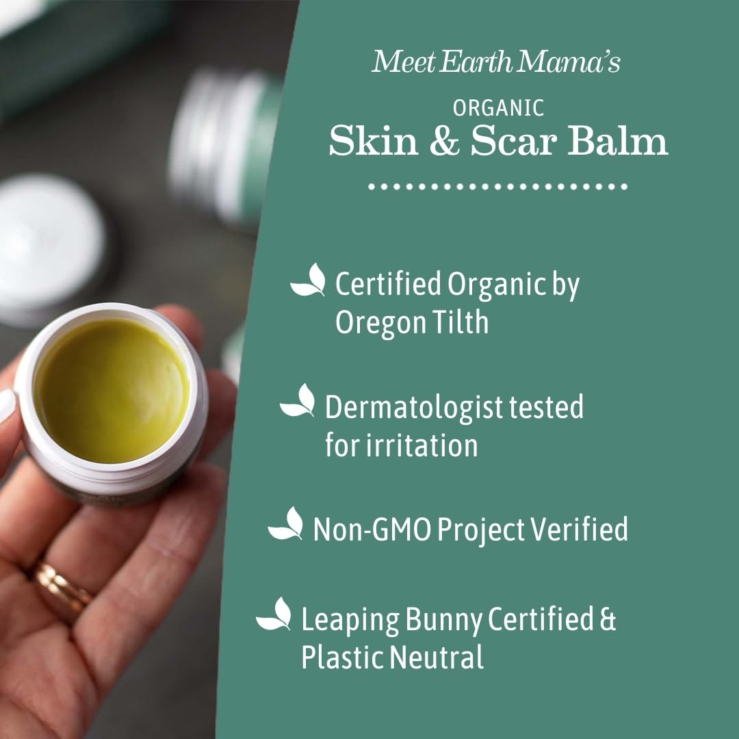 Earth Mama Organic Sea Buckthorn Oil ingredient close-up highlights bright, radiant-looking skin support.
