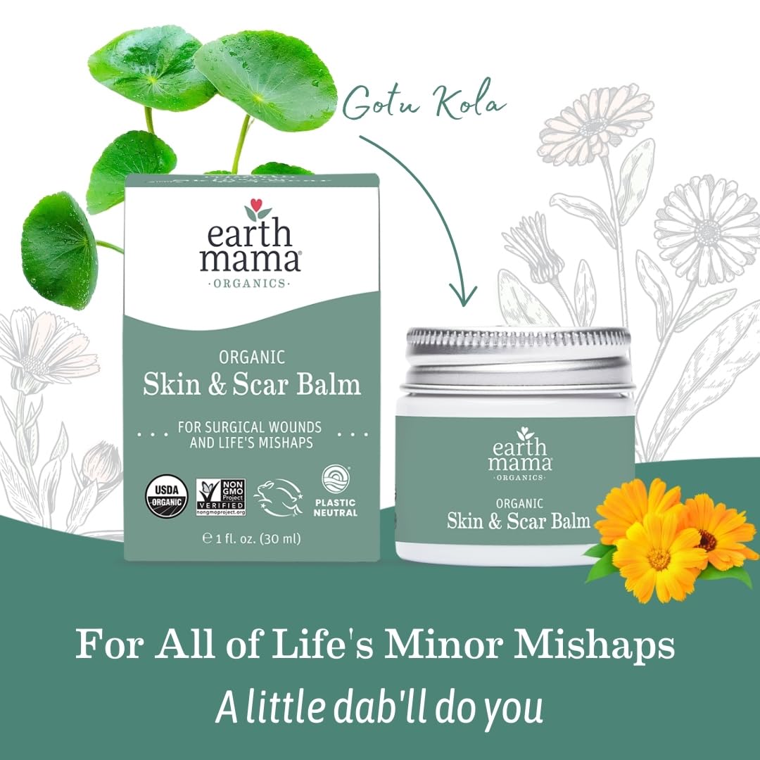 Earth Mama Family-use skincare scene shows safe ingredients for everyone.