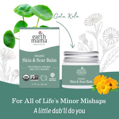 Earth Mama Family-use skincare scene shows safe ingredients for everyone.