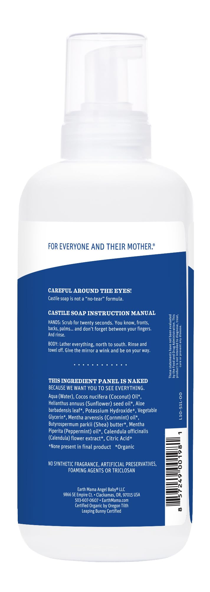 Earth Mama Wild Peppermint 2-pack 34 oz packaging shown