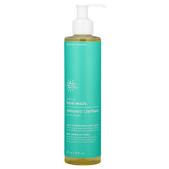 Earth Science Clarifying Facial Wash bottle pour for easy daily cleansing.