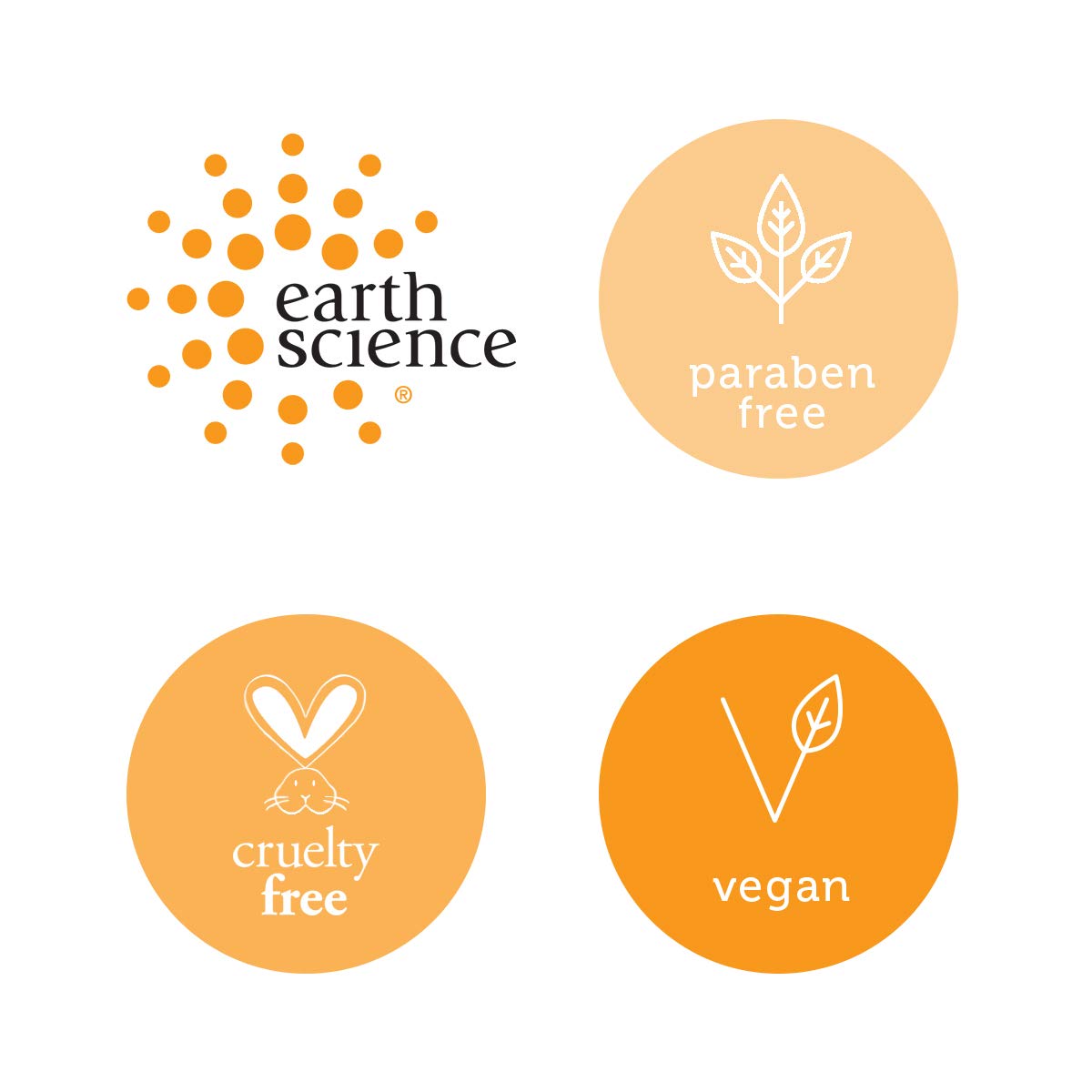 Earth Science Gentle Clarifying Face Wash sea kelp birch lavender provide natural cleansing