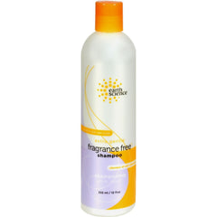 Earth Science fragrance-free shampoo bottle, 12 oz, pack of six, gentle cleanse for sensitive scalps