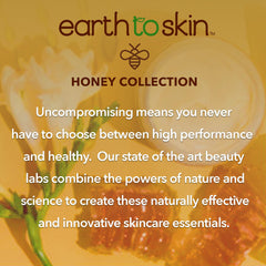 Earth To Skin Honey Manuka Night Cream packaging emphasizes clean, nature-inspired ingredients.