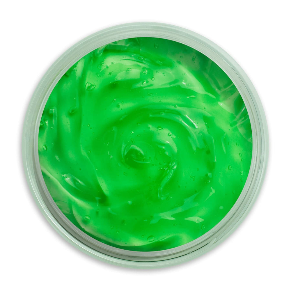 Earth To Skin Super Greens Cucumber Jelly Mask applied on the face for a cooling refresh