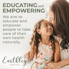 Application close-up of Earthley Magnesium Lotion showing easy pea-sized use