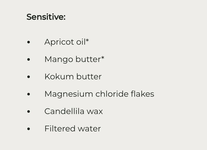 Earthley Wellness magnesium lotion suitable for sensitive skin users
