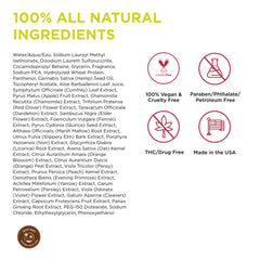Earthly Body chamomile soothes skin for calm, comfortable use.