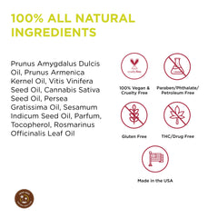 Earthly Body oil texture supports skin slip without greasy residue.