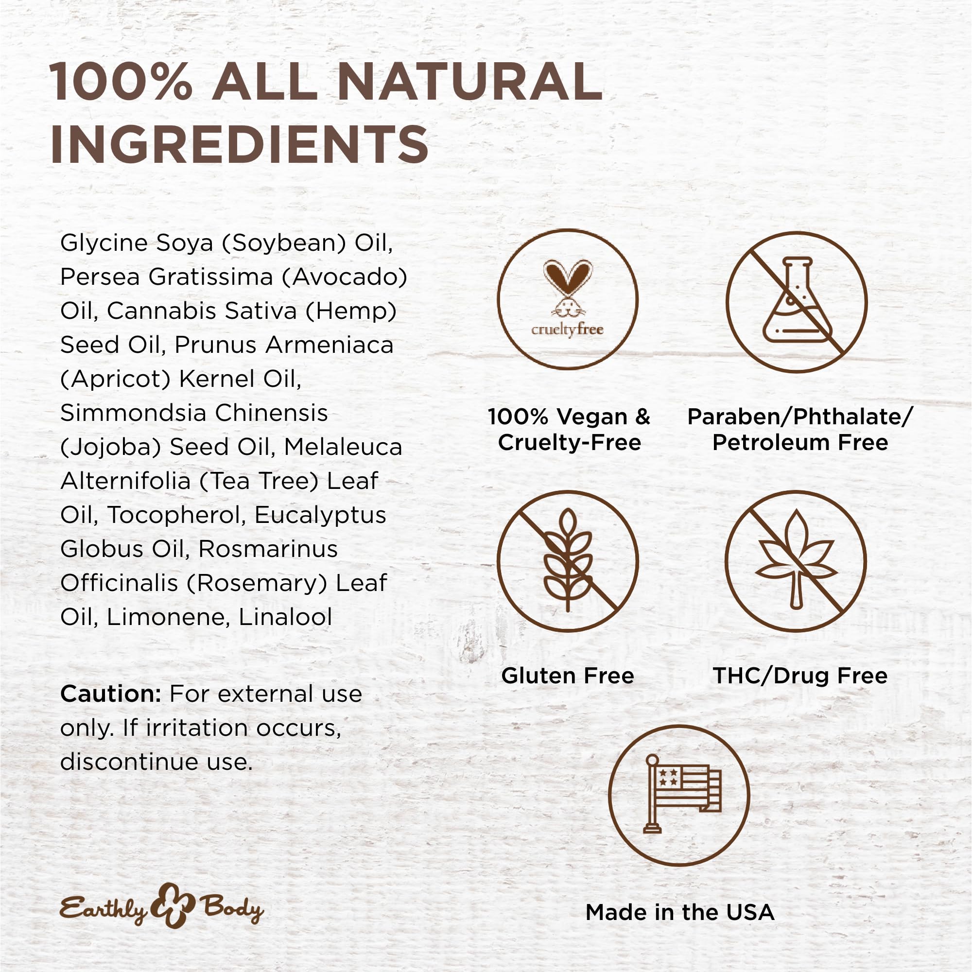 Applying Miracle Oil to skin shows lightweight hydration