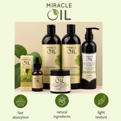 Eco-friendly packaging of Earthly Body Miracle Oil Tea Tree Shampoo