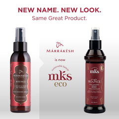 Earthly Body MKS Eco Bounce spray mist delivers weightless volume at roots.