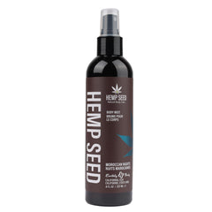Earthly Body Moroccan Nights body mist bottle ready to spritz for skin hydration.