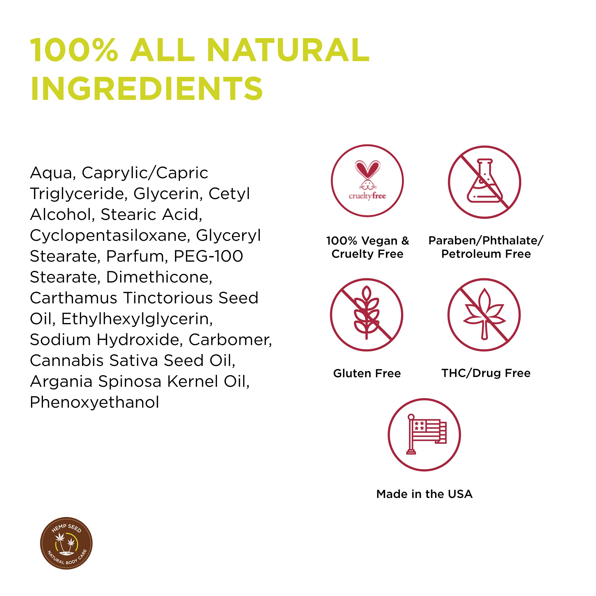Earthly Body vegan cruelty-free labeling on product packaging