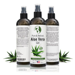 Earth's Daughter Aloe Gel packaging demonstrates a clean, simple ingredient list.