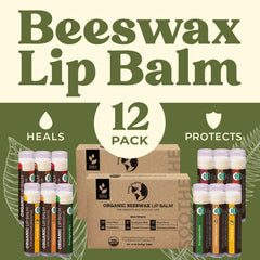 Earth's Daughter lip balm citrus blast 6-pack brightens lips with zesty citrus scent.
