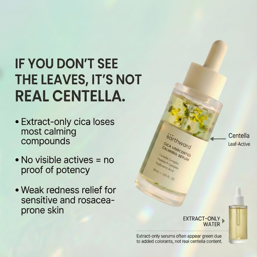 EARTHWARD Centella Serum two bottles convey value for ongoing calming care