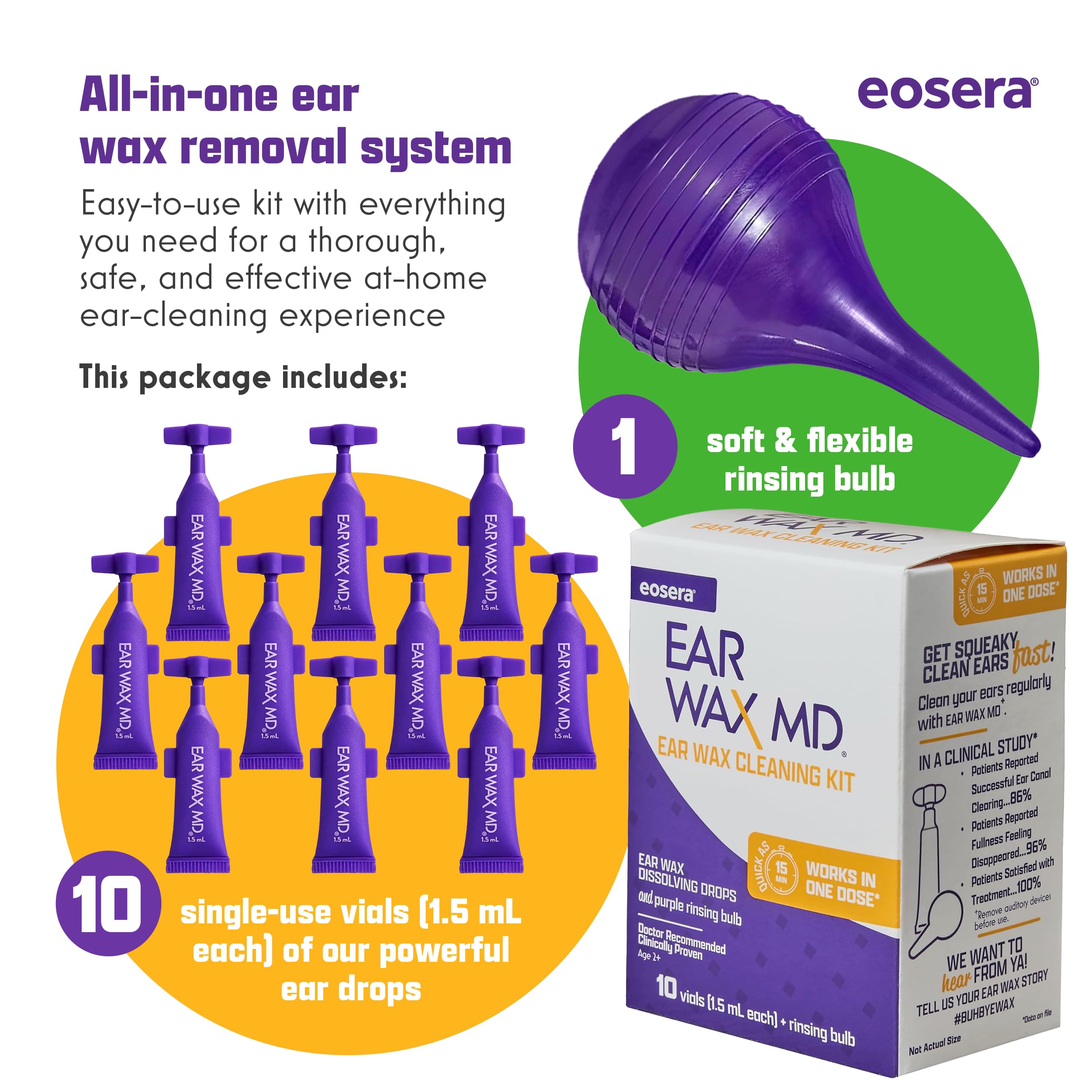 Earwax MD cleaning kit for earbud users supports regular ear maintenance.