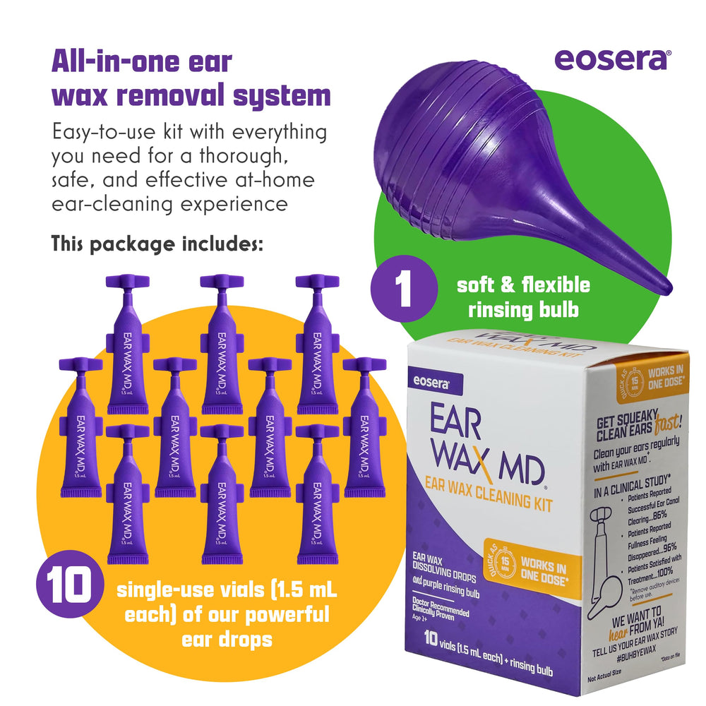 Earwax MD cleaning kit for earbud users supports regular ear maintenance.