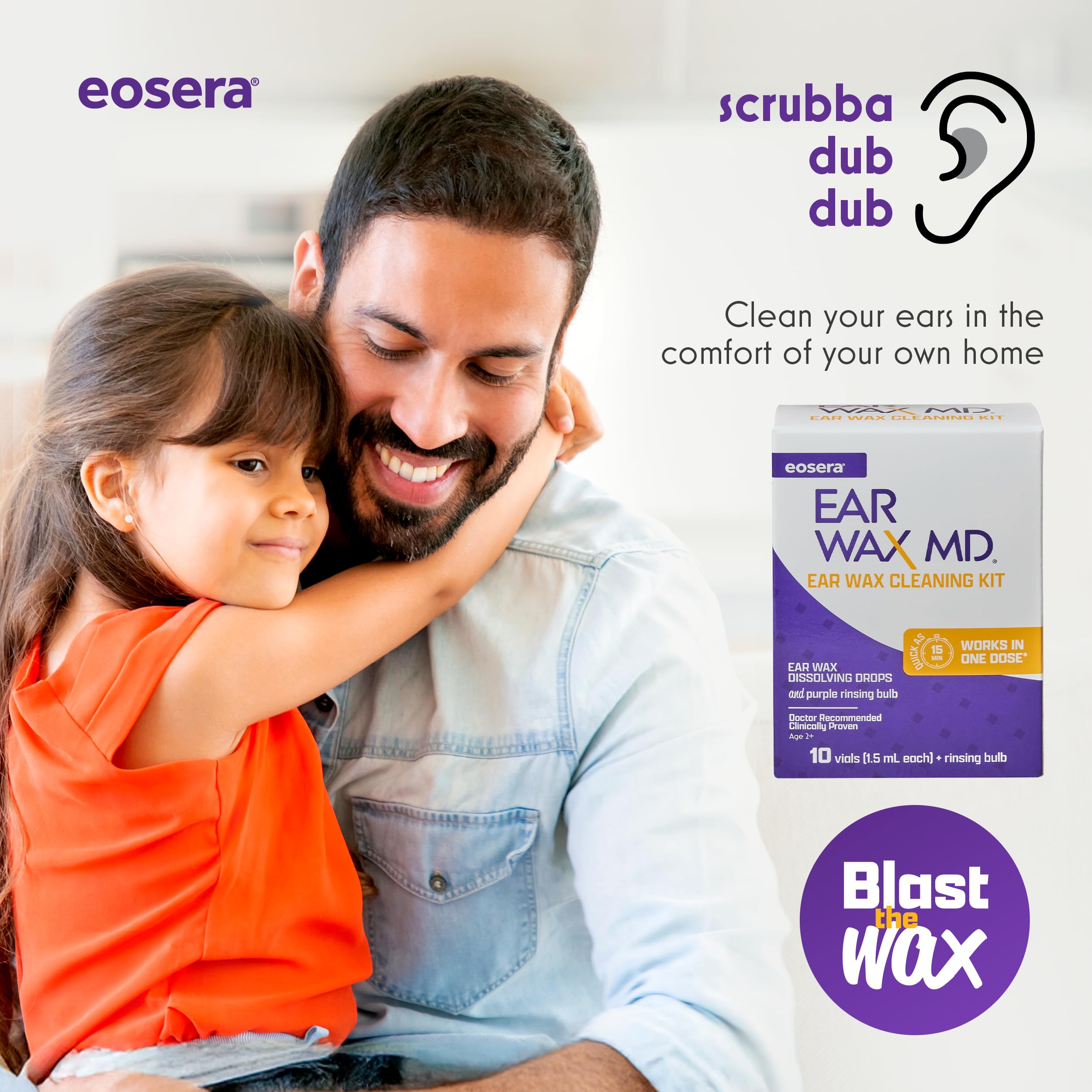 Earwax MD cleaning kit designed for kids use with gentle care.