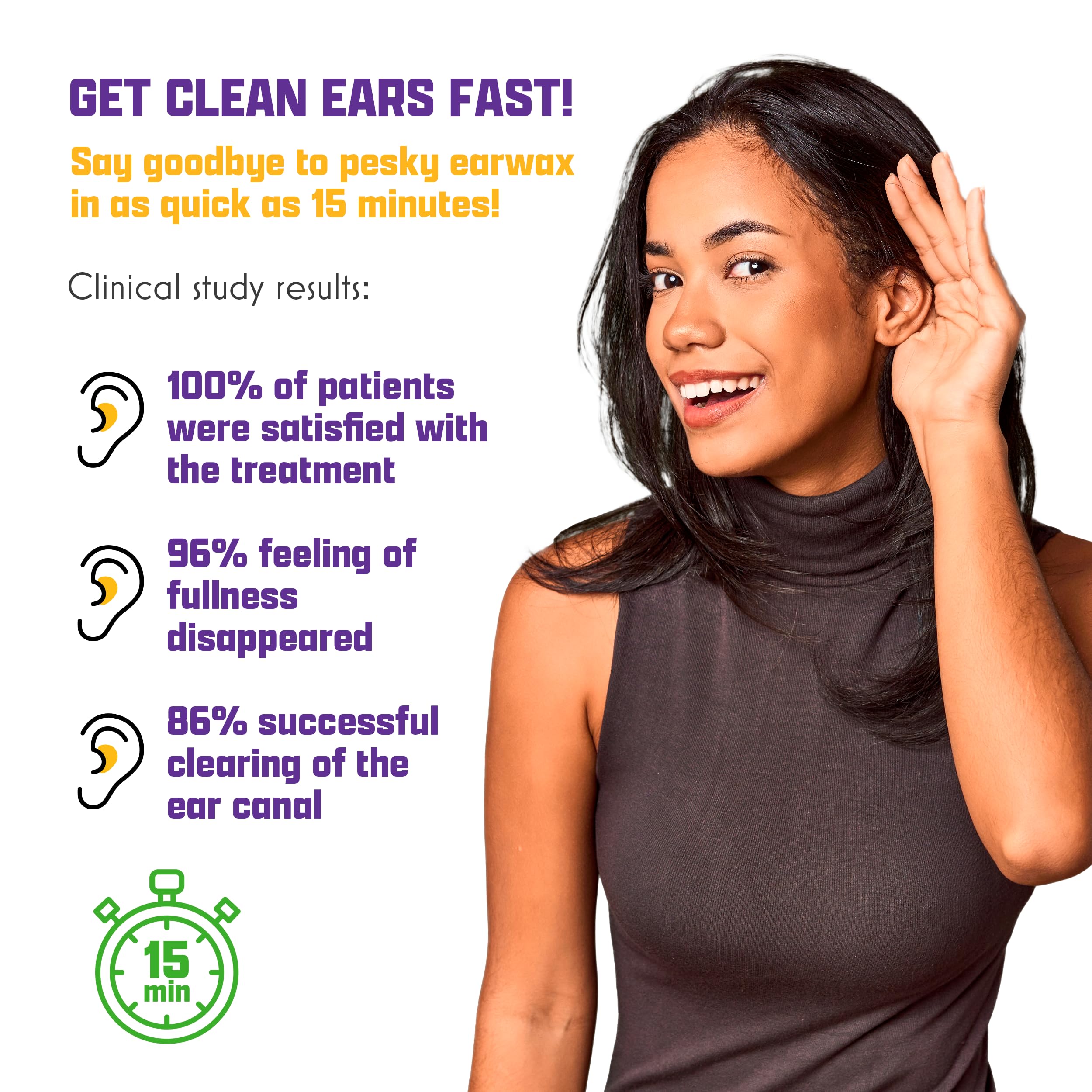 Earwax MD cleaning kit rinse bulb shown for safe, simple ear cleaning.
