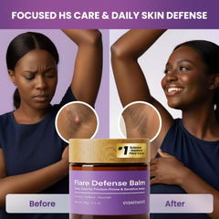 Easment balm with botanical blend visual emphasis.