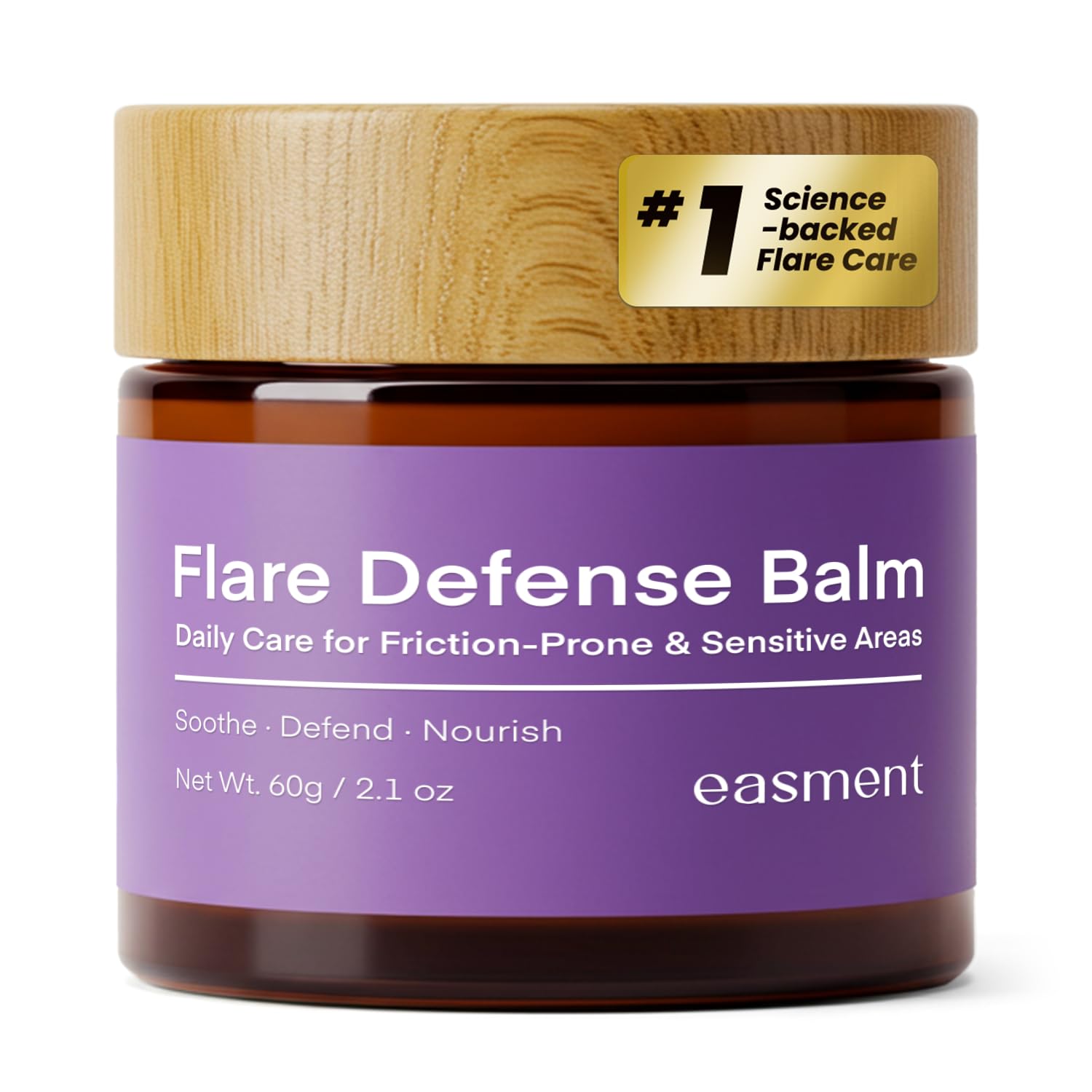 Easment Flare-Defense Balm 2oz tube for HS-prone areas.