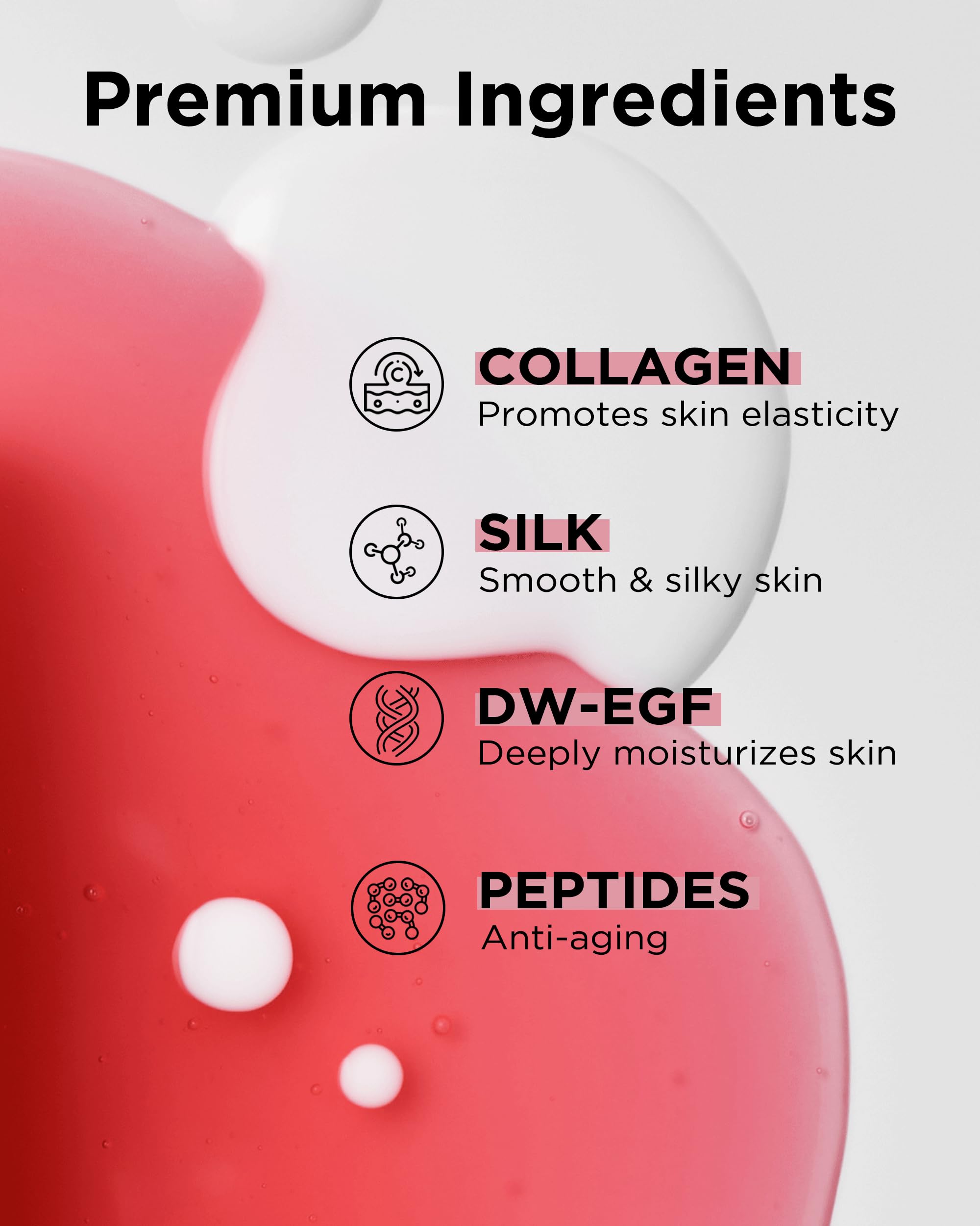 Easydew DW-EGF Silkream serum dropper enables precise daily dosing.