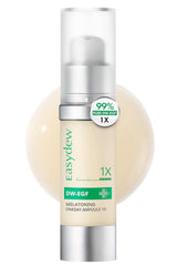 EASYDEW DW-EGF ampoule bottle close-up showing hydrating formula.